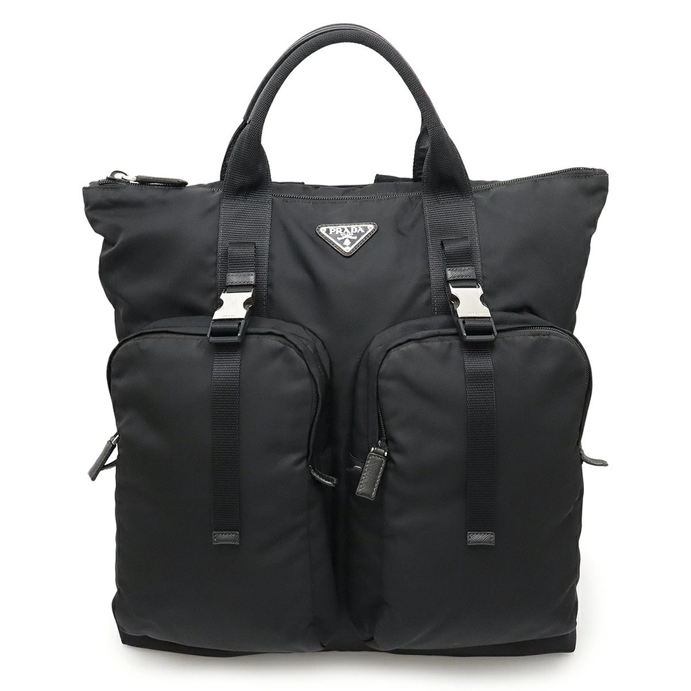 Prada Backpack Rucksack Tote Bag NERO Black